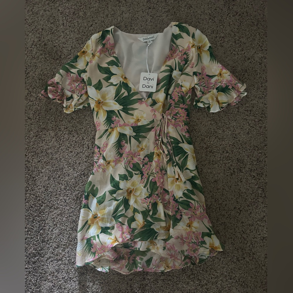 davi & dani flower dress